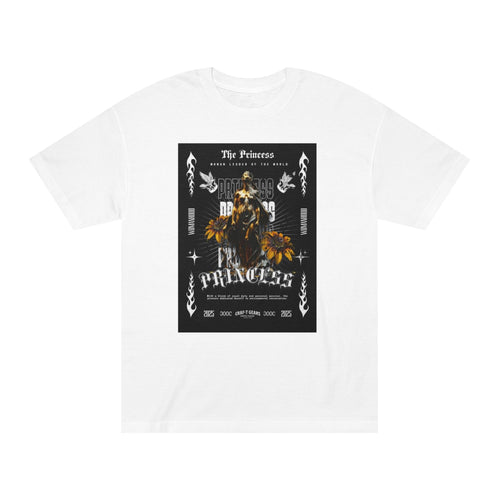 Princess Vintage Unisex Classic Tee - Floral Graphic T-Shirt