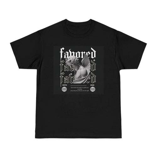 Favored Male Graphic T-Shirt - Stylish and Inspirational Apparel
