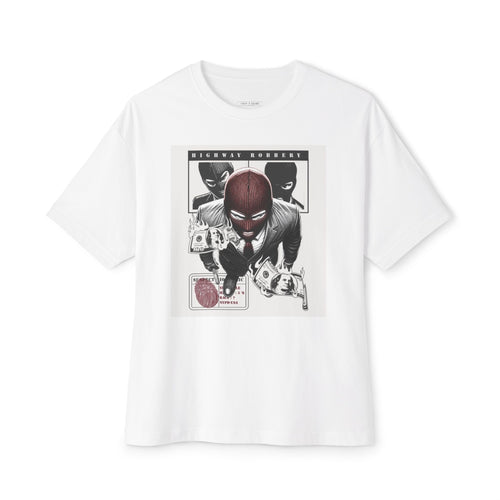 Highway Robbery Graphic Men's Oversized Tee