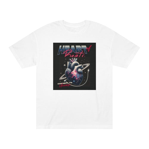 Heart of Beat Mem Classic Tee – Connect to Humanity Graphic T-Shirt for Music Lovers