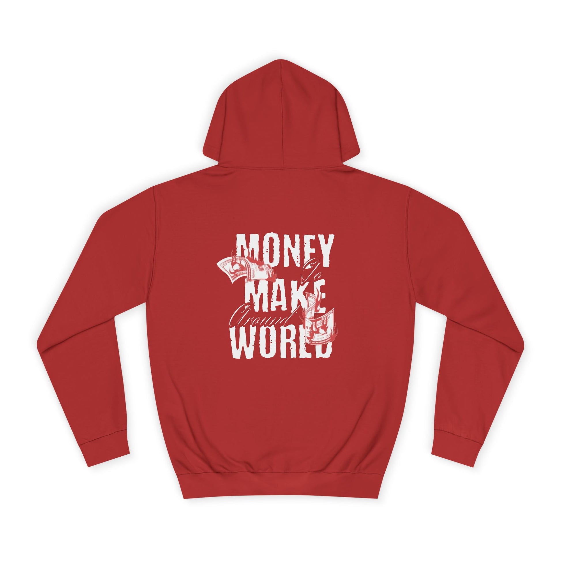 Men's Money Hoodie - "World's Problem" Graphic Sweatshirt for Students