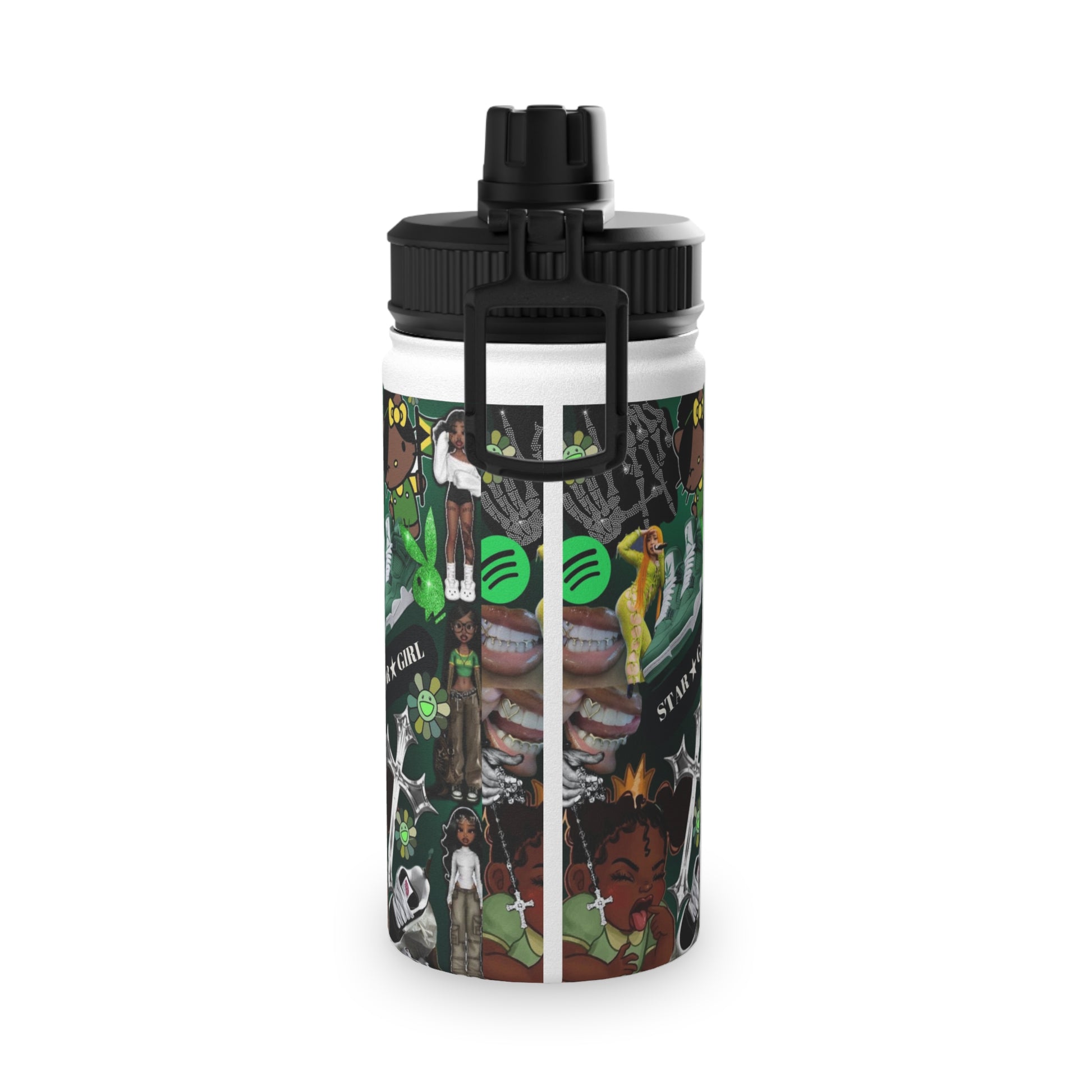 Star Girl Stainless Steel Water Bottle - Sports Lid, Trendy Design for Active Lifestyles