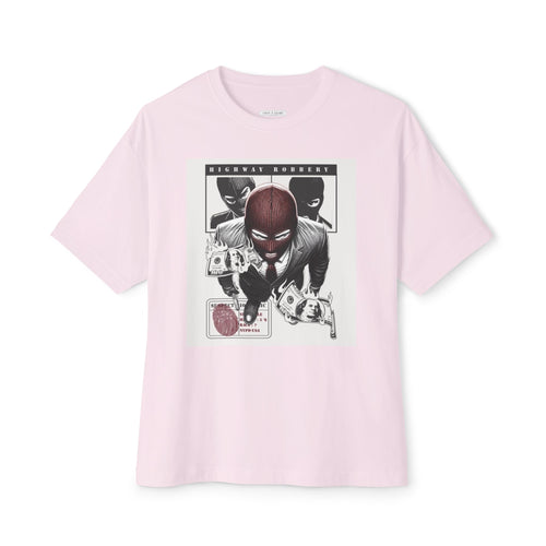 Highway Robbery Graphic Men's Oversized Tee