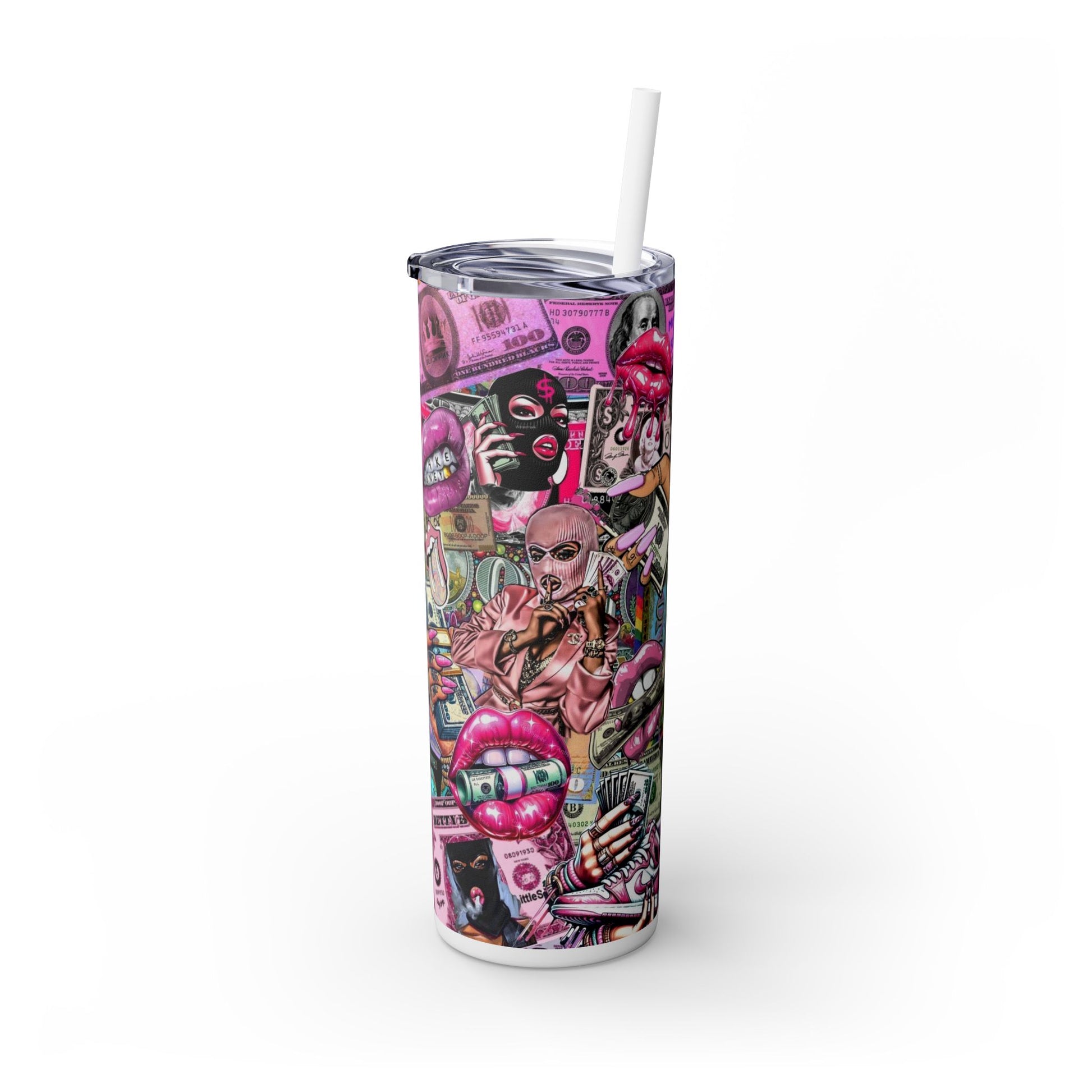 Colorful Pop Art Vibes Water Bottle