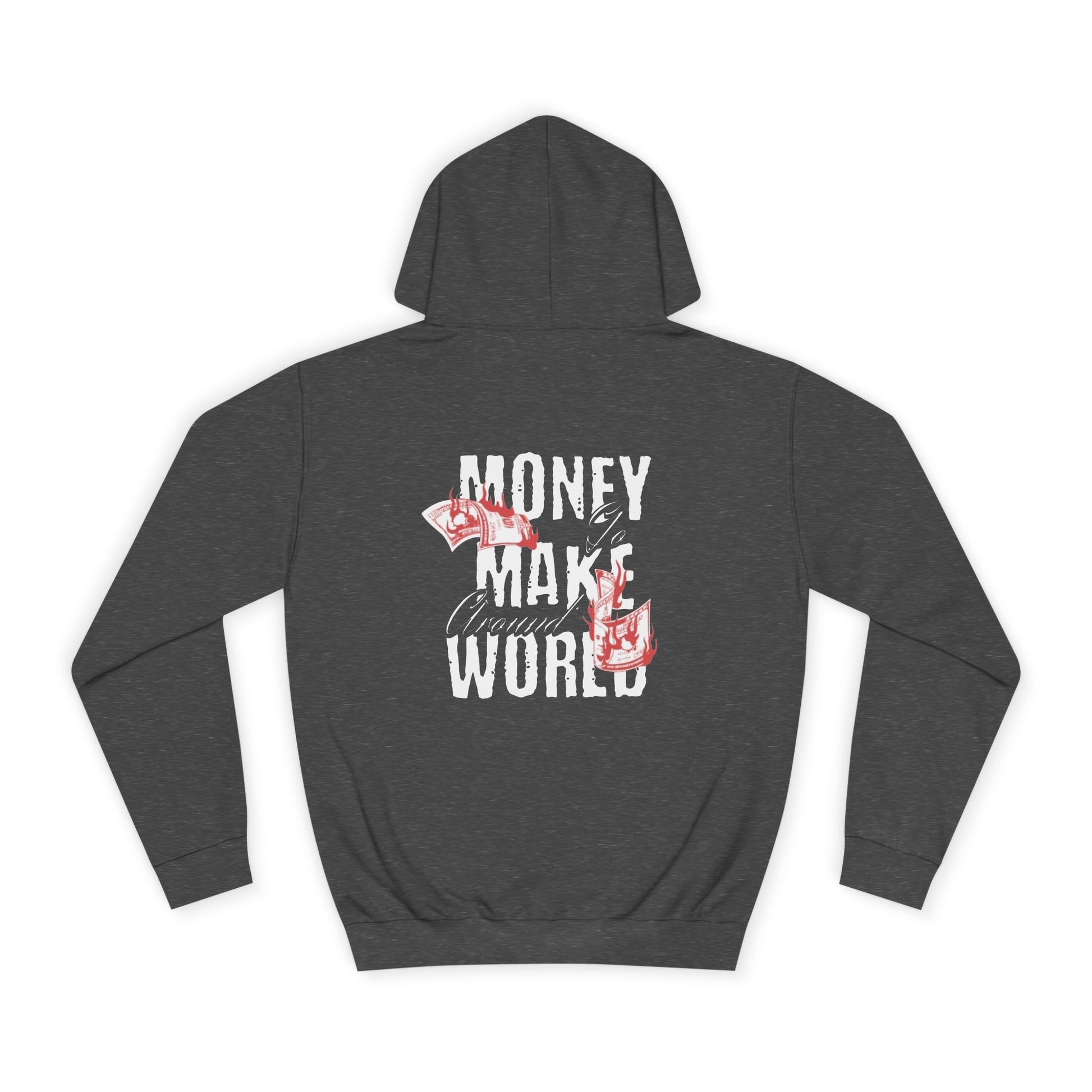 Men's Money Hoodie - "World's Problem" Graphic Sweatshirt for Students