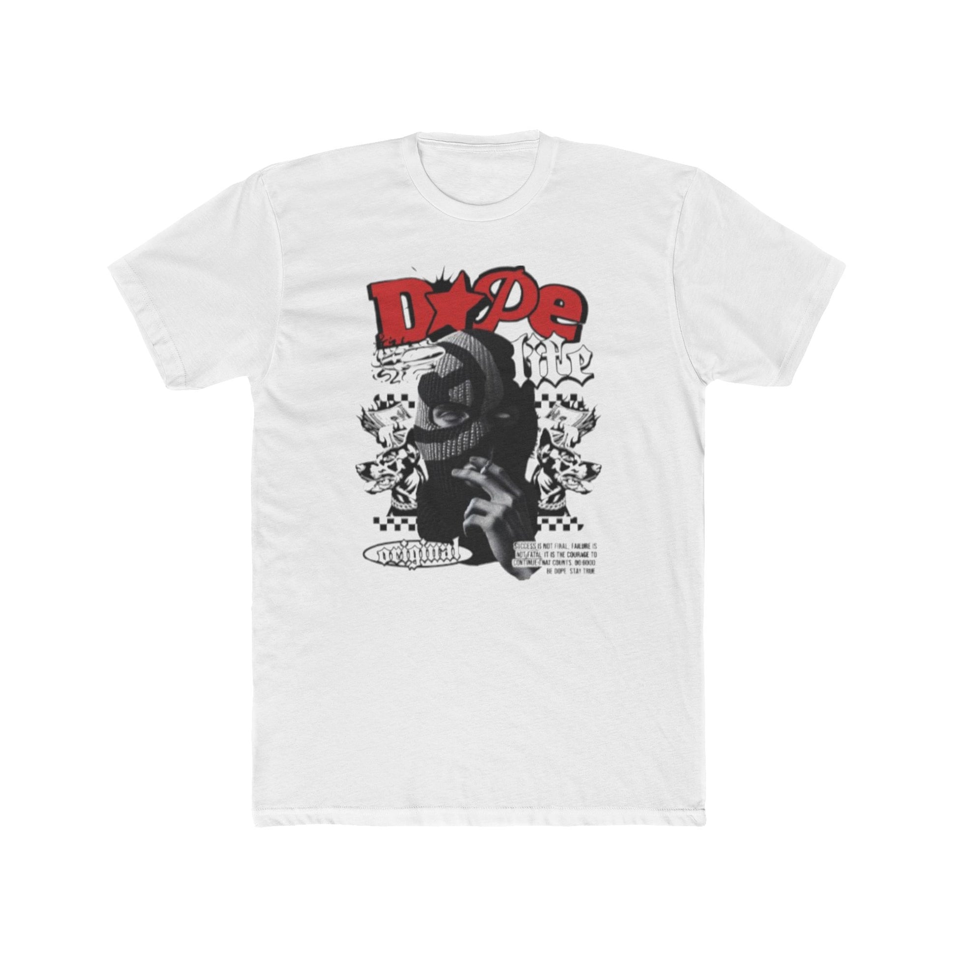 Dope Graphic Men's Cotton Crew Tee - Trendy Streetwear for Everyday Style
