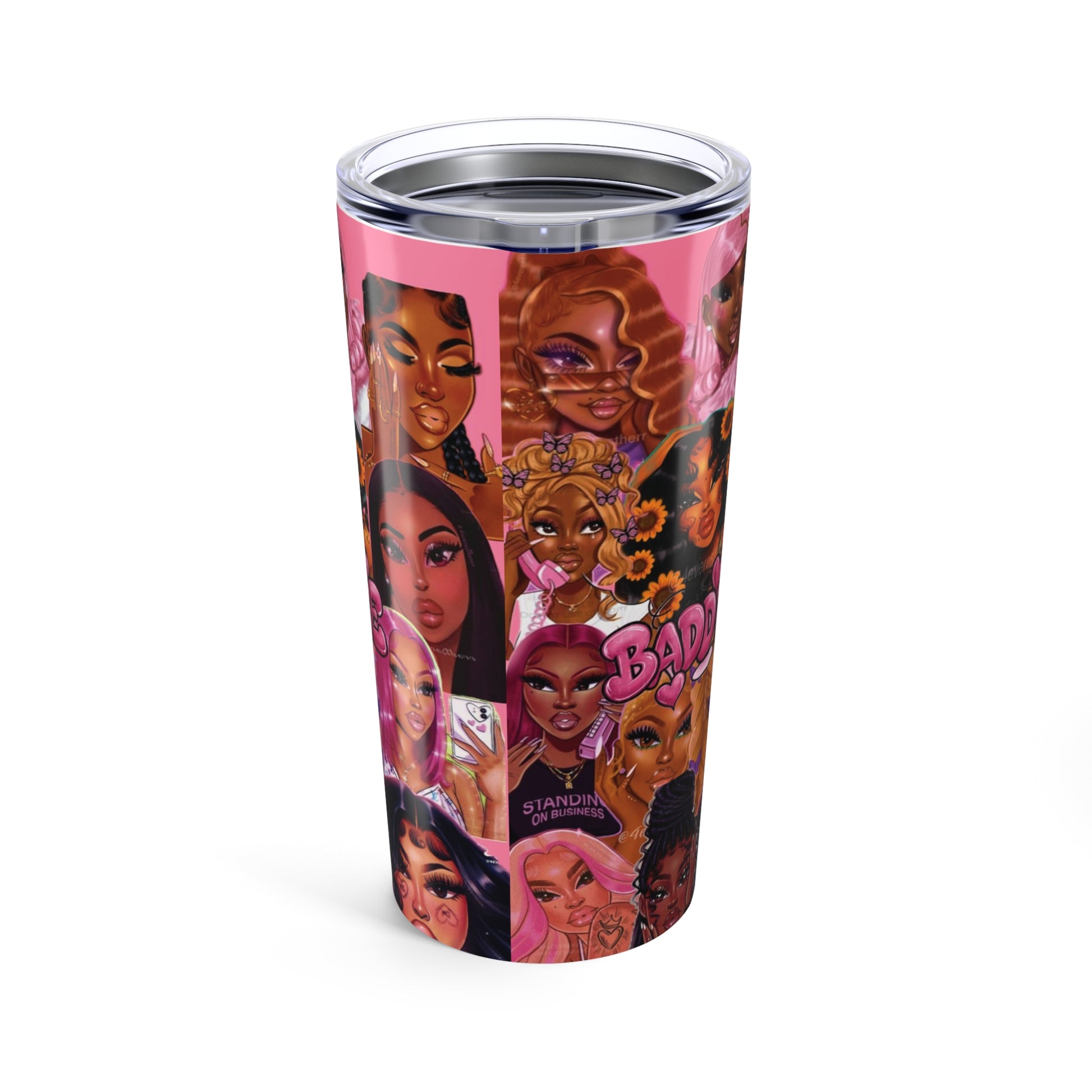 BADDIE BAE  20oz Tumbler - Bold & Beautiful Design for Empowerment Lovers