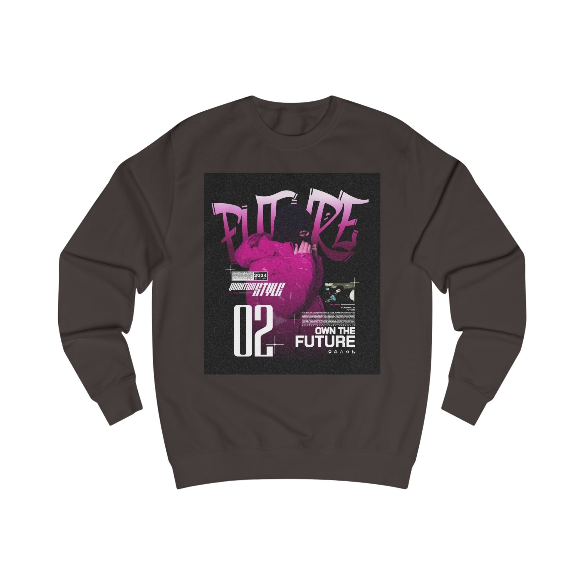 Future Vibes Men's Sweatshirt - Own the Future Graphic Pullover