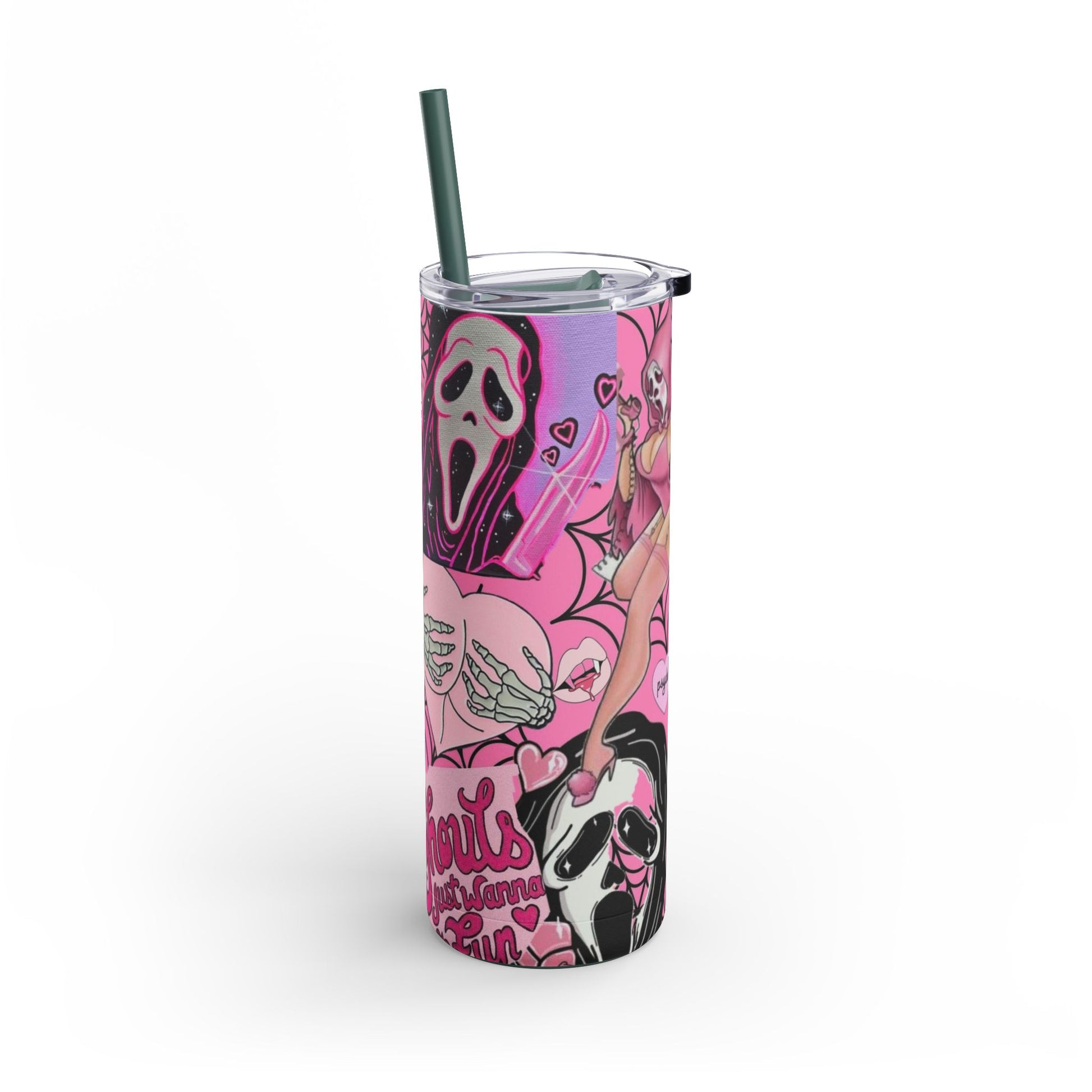 Scream-Themed 20oz Tumbler | Stylish & Playful Drinkware for Horror Fans