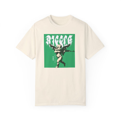 Male Outting Riffle T-Shirt - Vintage Style Graphic Tee with Bold Design