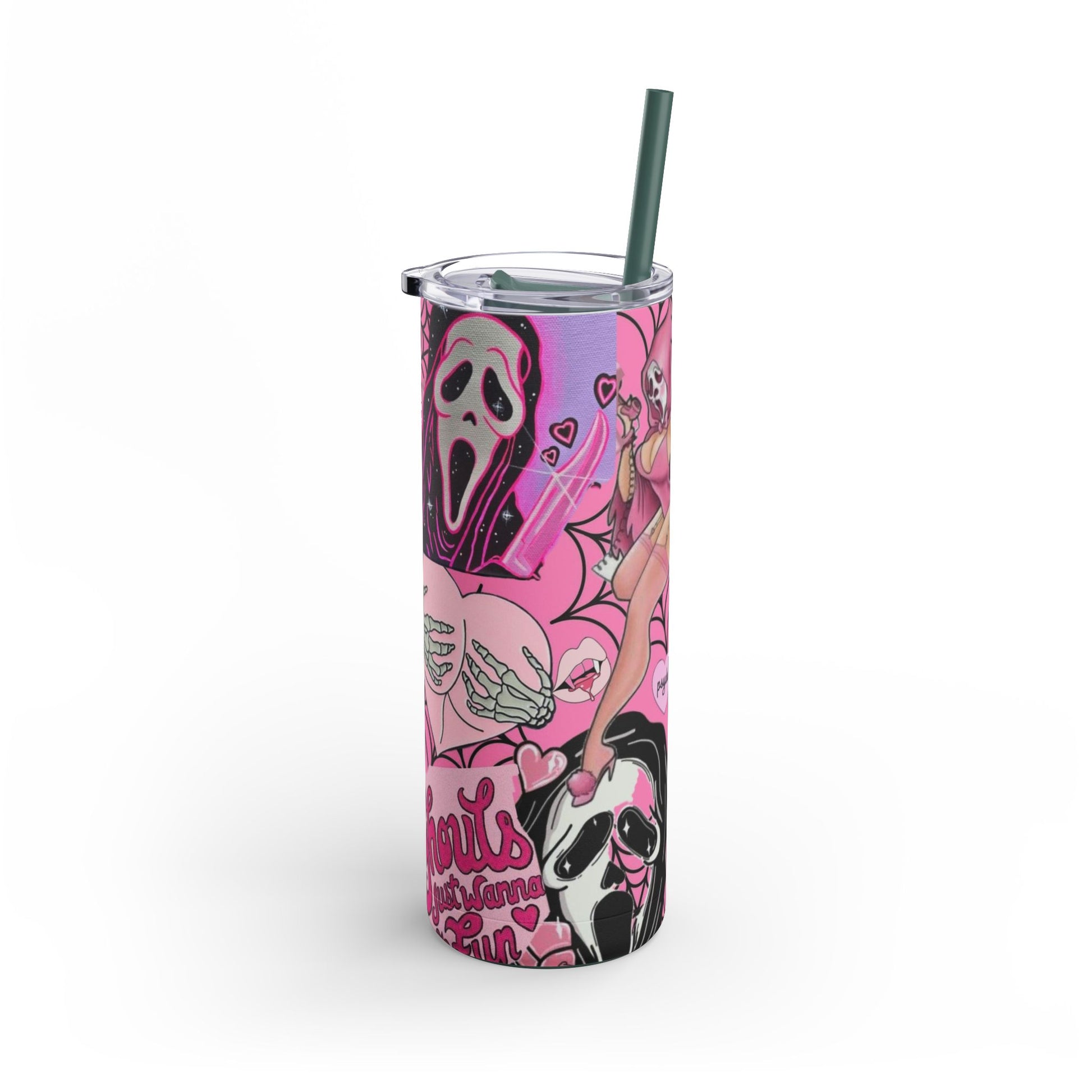 Scream-Themed 20oz Tumbler | Stylish & Playful Drinkware for Horror Fans