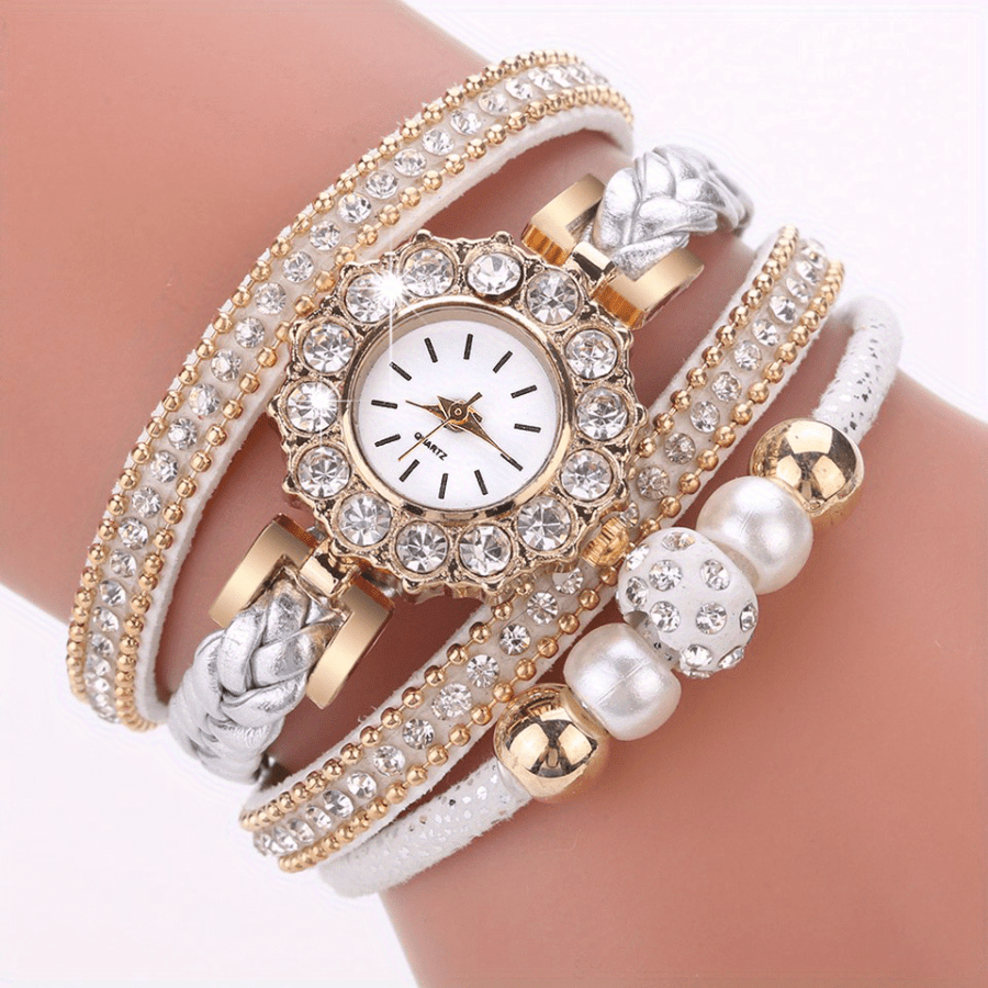 Luxury Dress Creative Watches Casual Women Bracelet Wristwatch Clock Christmas New Year Birthday Gifts