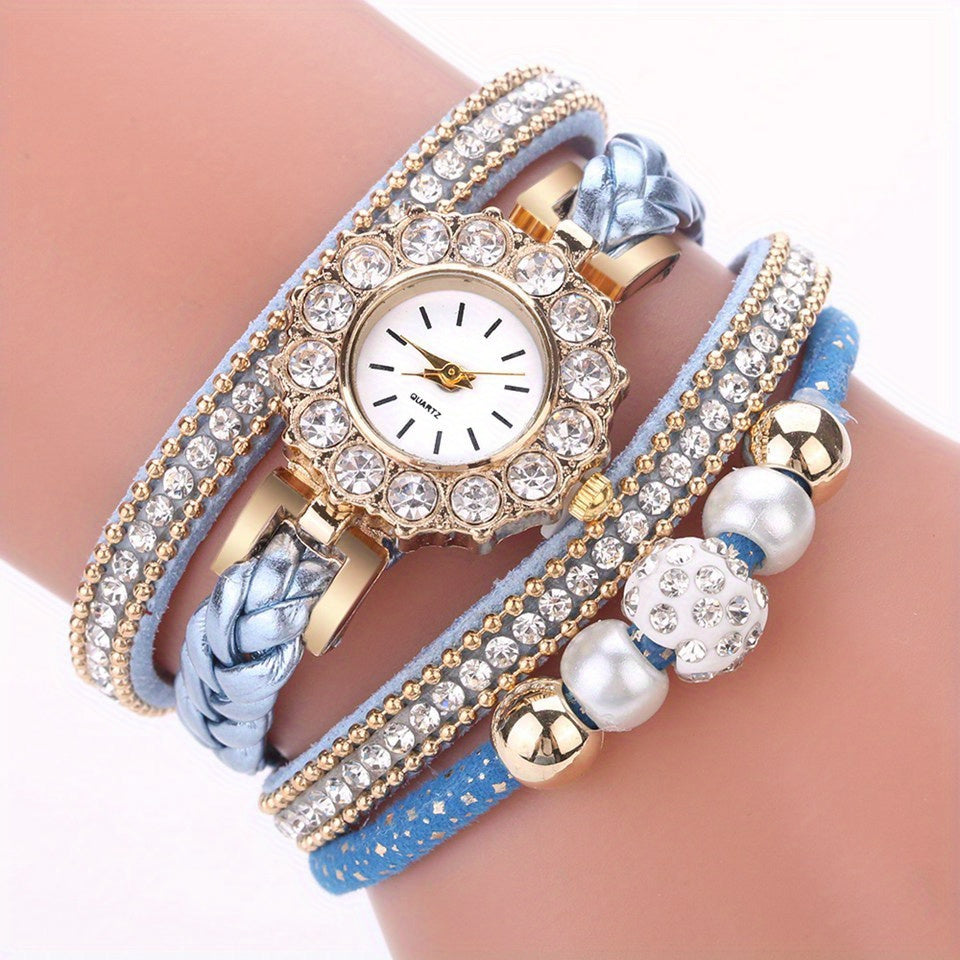 Luxury Dress Creative Watches Casual Women Bracelet Wristwatch Clock Christmas New Year Birthday Gifts