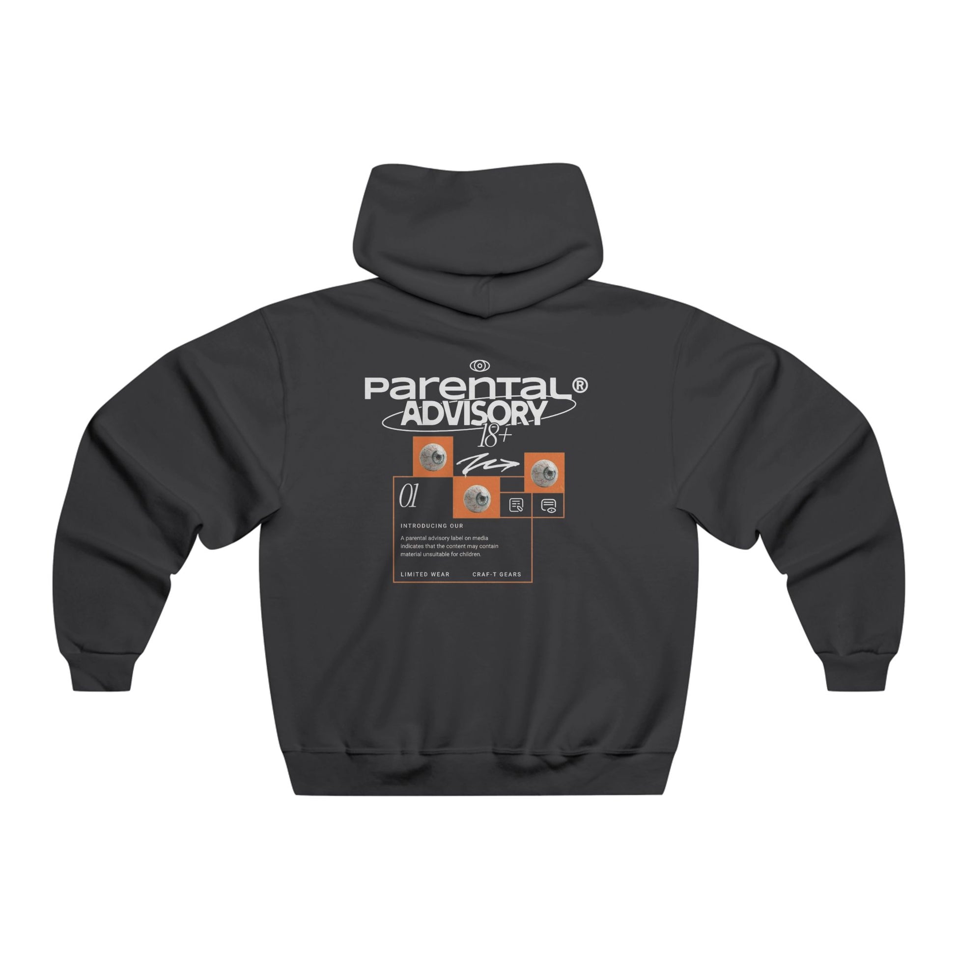Men's Parental Advisory Hoodie - Streetwear Casual Sweatshirt