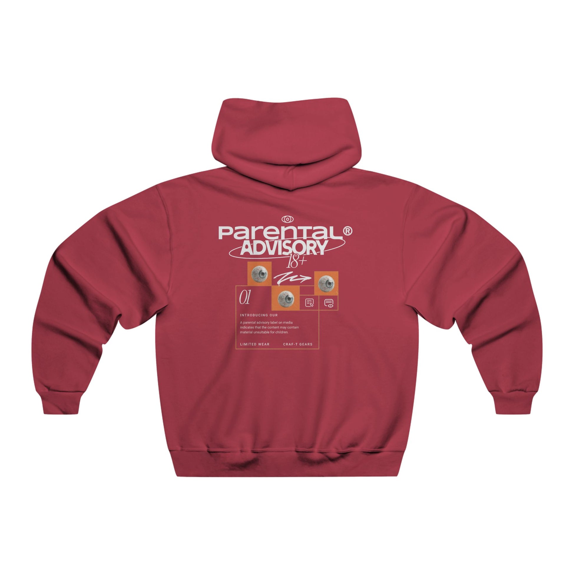 Men's Parental Advisory Hoodie - Streetwear Casual Sweatshirt