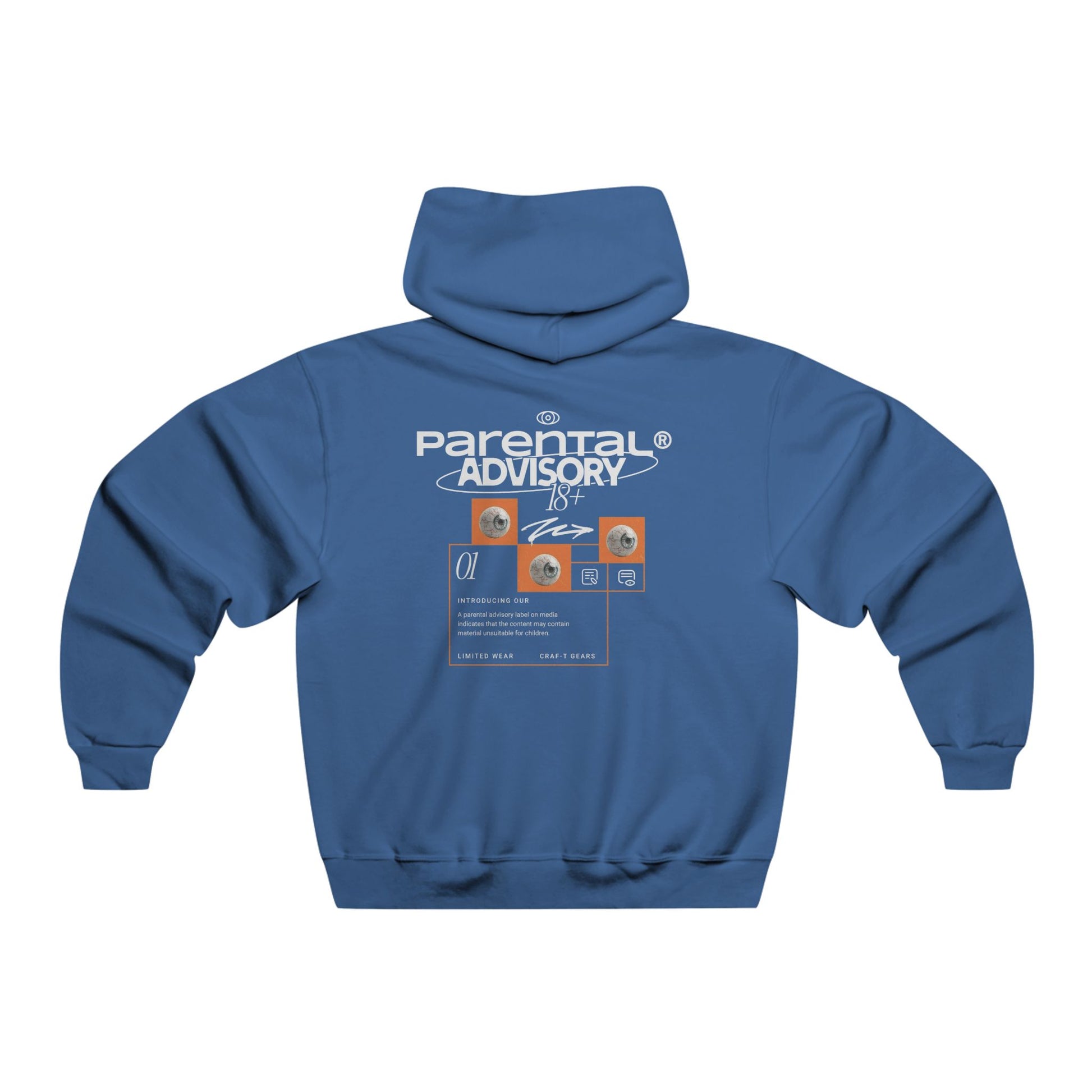 Men's Parental Advisory Hoodie - Streetwear Casual Sweatshirt