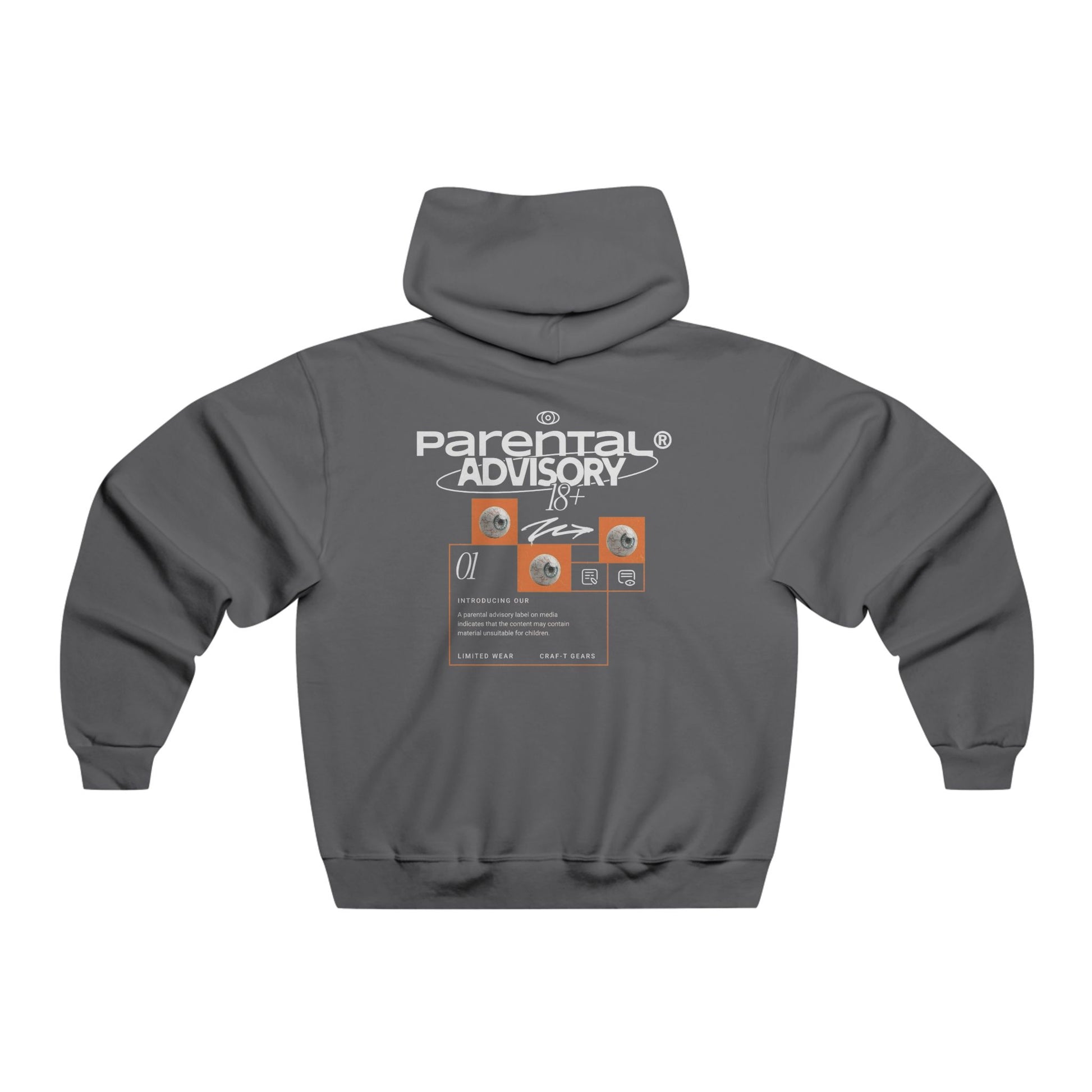 Men's Parental Advisory Hoodie - Streetwear Casual Sweatshirt