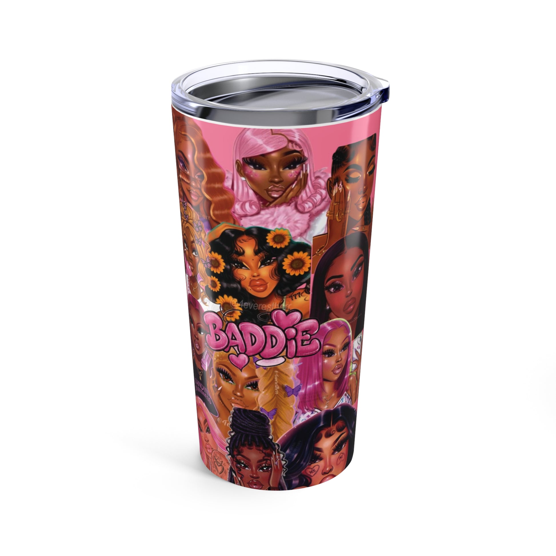 BADDIE BAE  20oz Tumbler - Bold & Beautiful Design for Empowerment Lovers