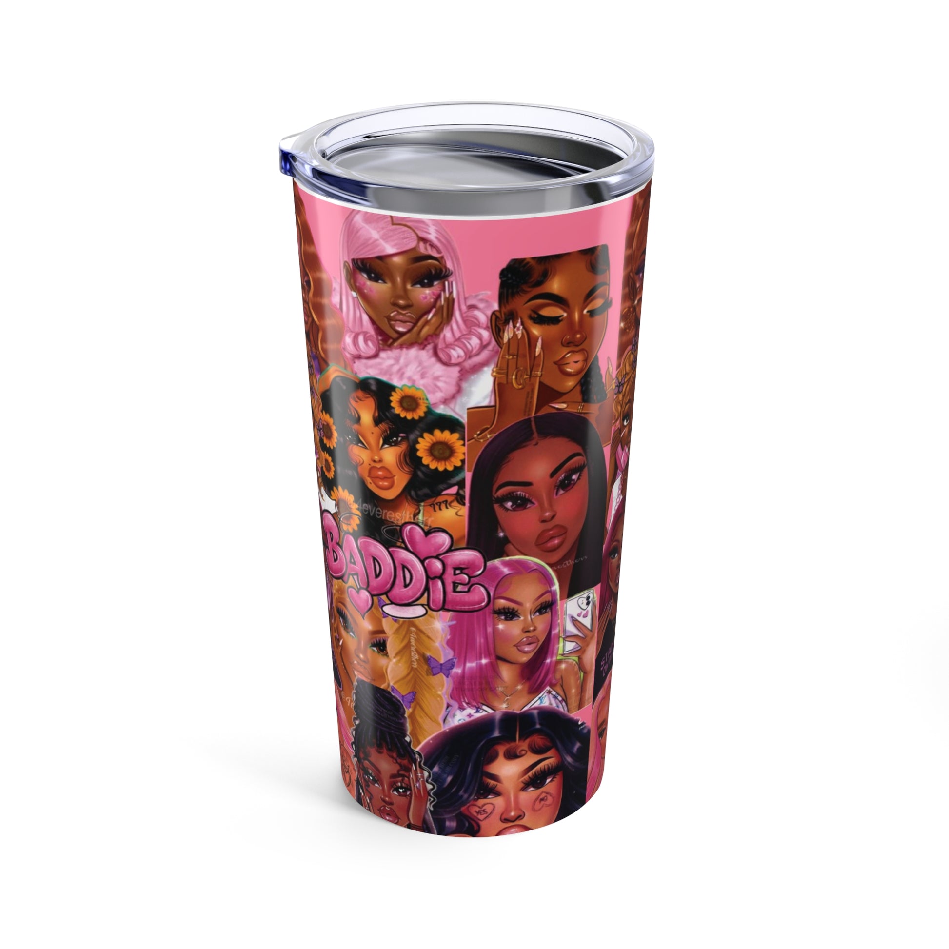 BADDIE BAE  20oz Tumbler - Bold & Beautiful Design for Empowerment Lovers