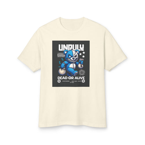 Male Graphic Tee - 'Unruly Dead or Alive' Design