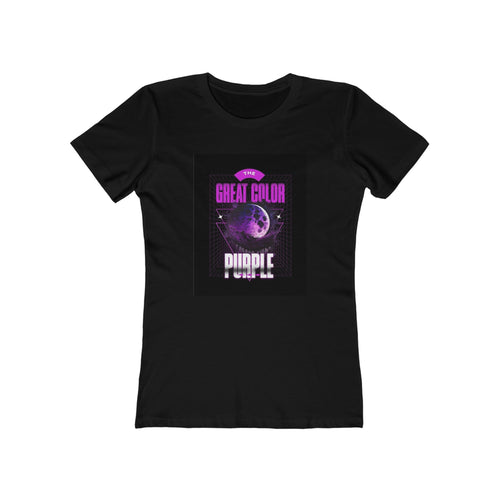 The Great Color Purple Women's Boyfriend Tee - Casual Graphic T-Shirt