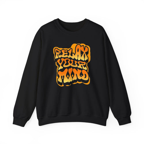 Retro Relax Your Mind Crewneck Sweatshirt | Cozy Unisex Graphic Sweater