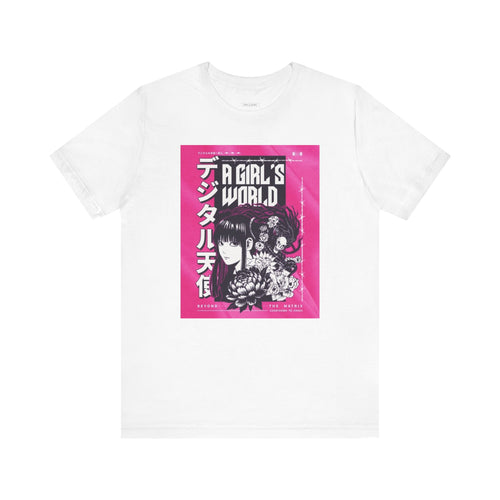 A Girl's World Graphic Tee - Women Short Sleeve T-Shirt
