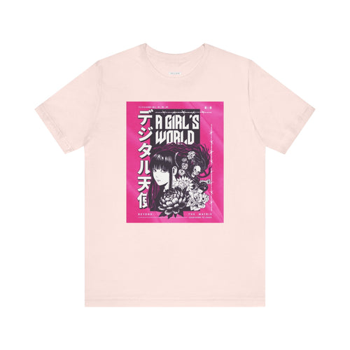 A Girl's World Graphic Tee - Women Short Sleeve T-Shirt