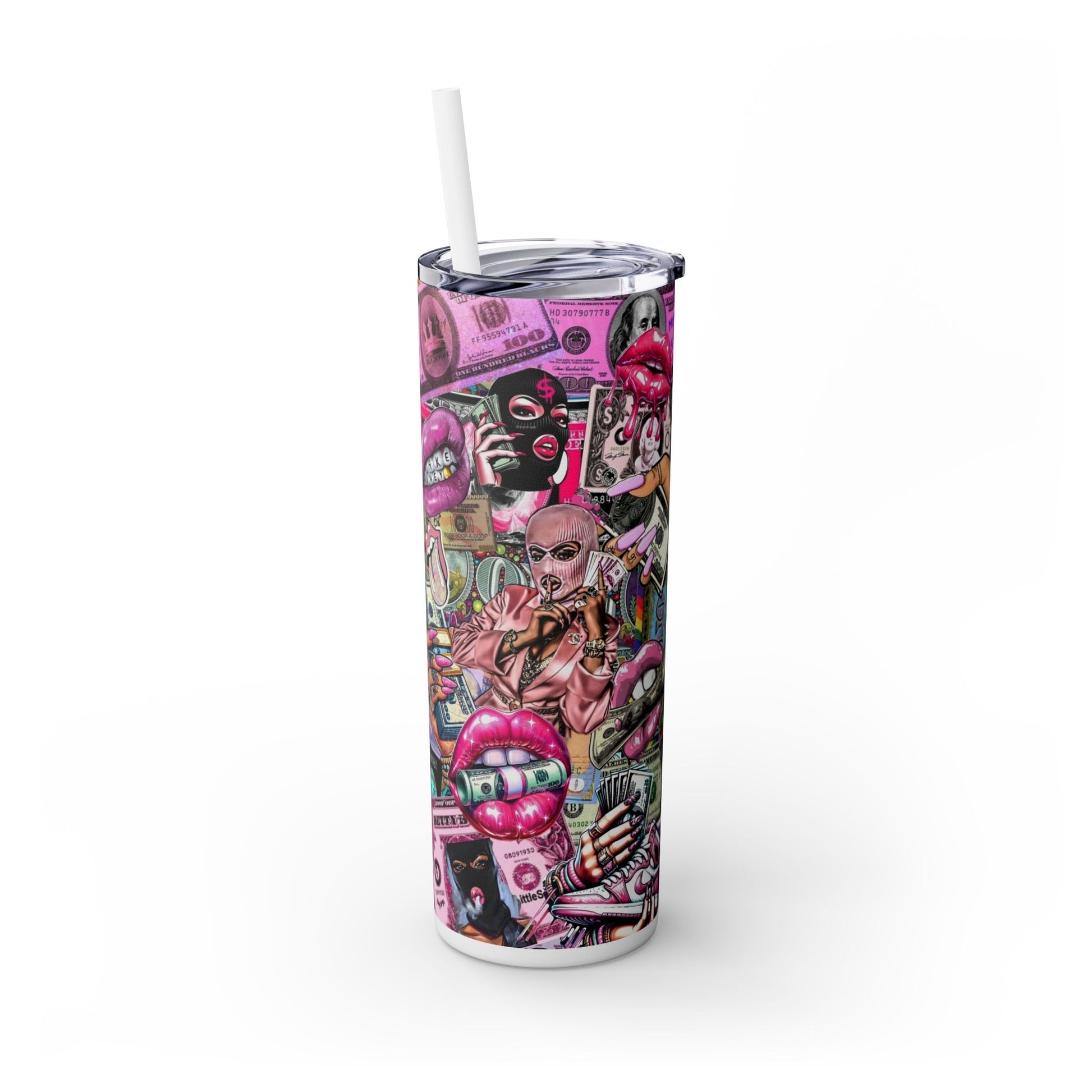 Colorful Pop Art Vibes Water Bottle