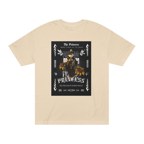 Princess Vintage Unisex Classic Tee - Floral Graphic T-Shirt