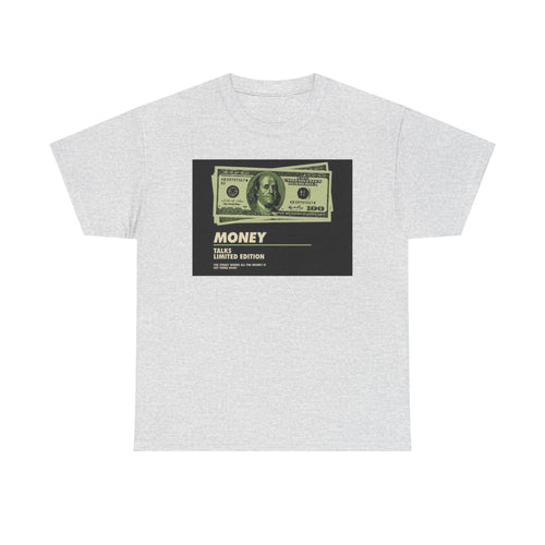 Limited Edition Money Graphic Male Heavy Cotton Tee