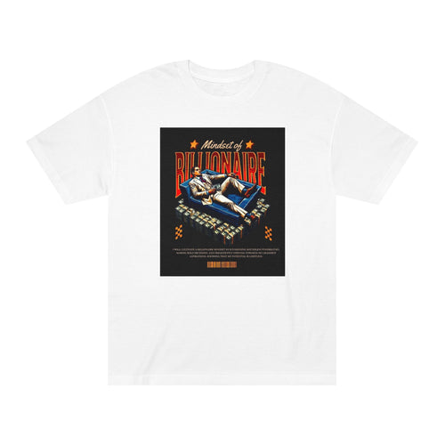 Mindset of Billionaire Unisex Classic Tee - Motivational Graphic T-Shirt