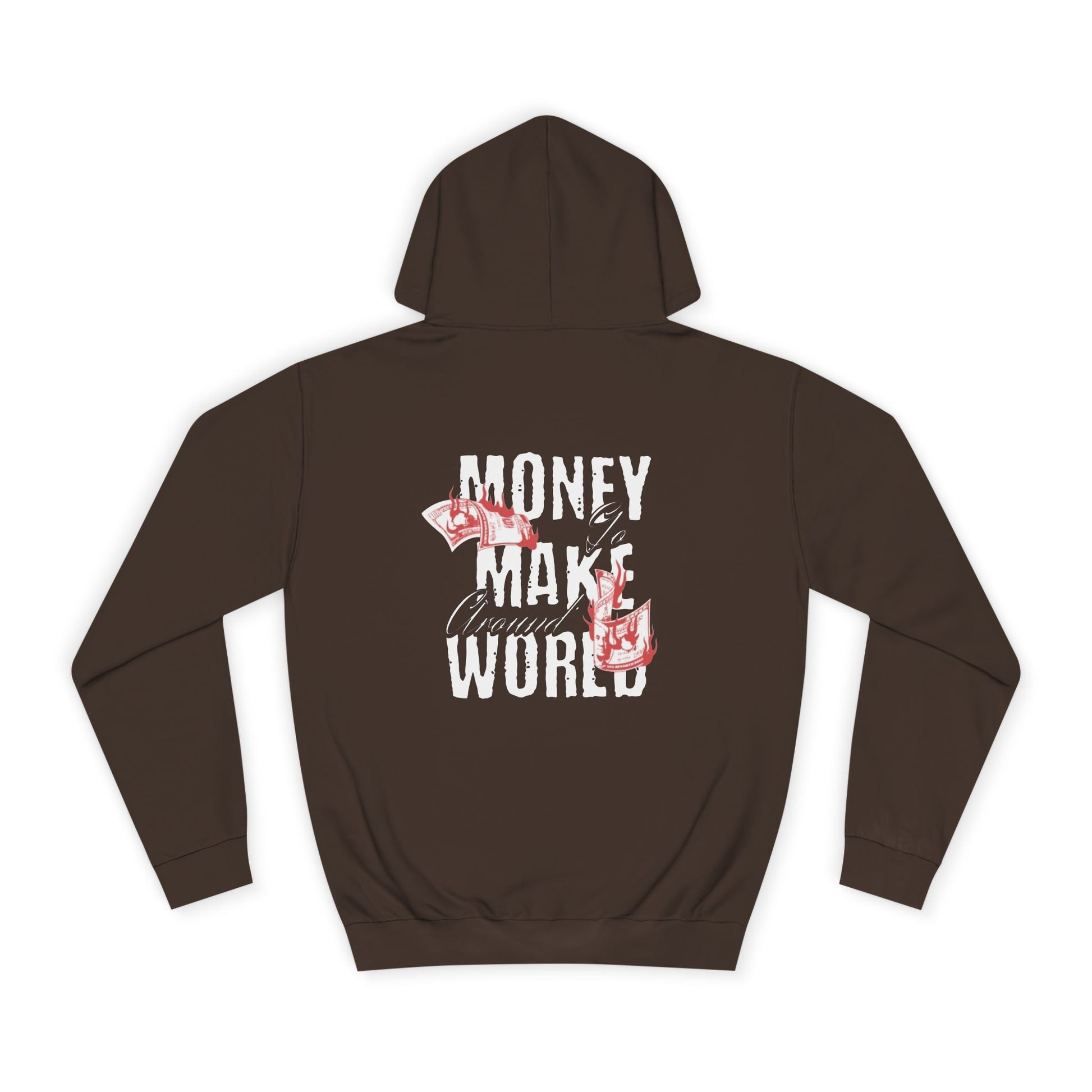 Men's Money Hoodie - "World's Problem" Graphic Sweatshirt for Students