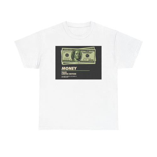 Limited Edition Money Graphic Male Heavy Cotton Tee