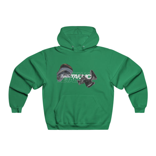 Streetwear Metallic Graphic Hoodie for Trendsetters