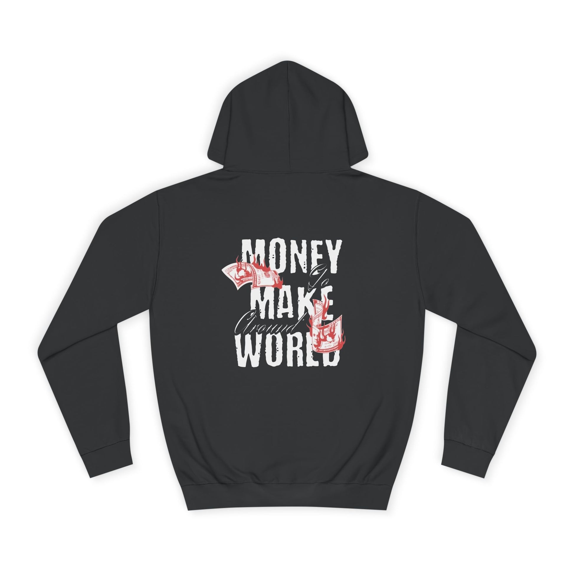 Men's Money Hoodie - "World's Problem" Graphic Sweatshirt for Students