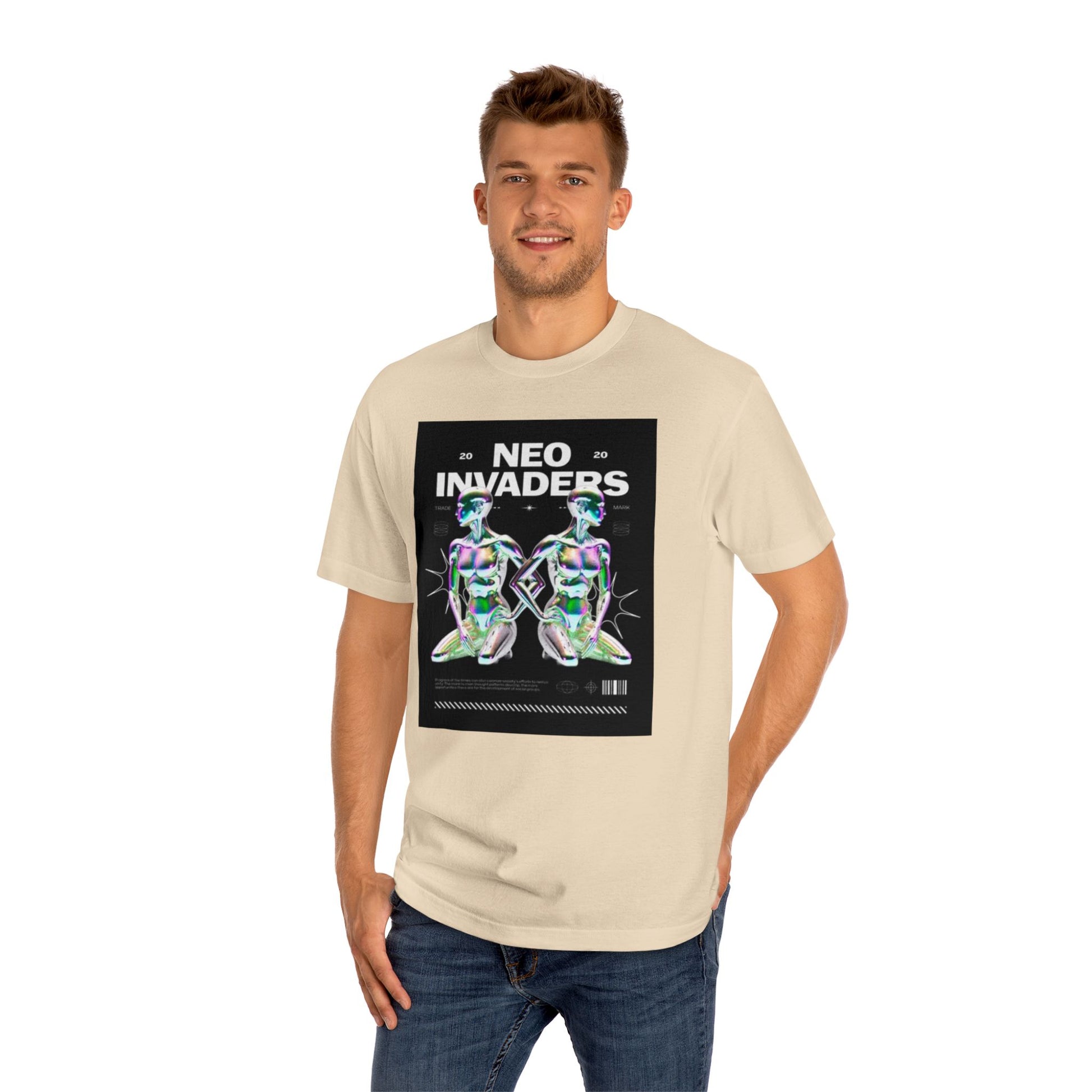 Women Classic Tee - Neo Invaders Graphic Tee - Trendy and Bold Streetwear