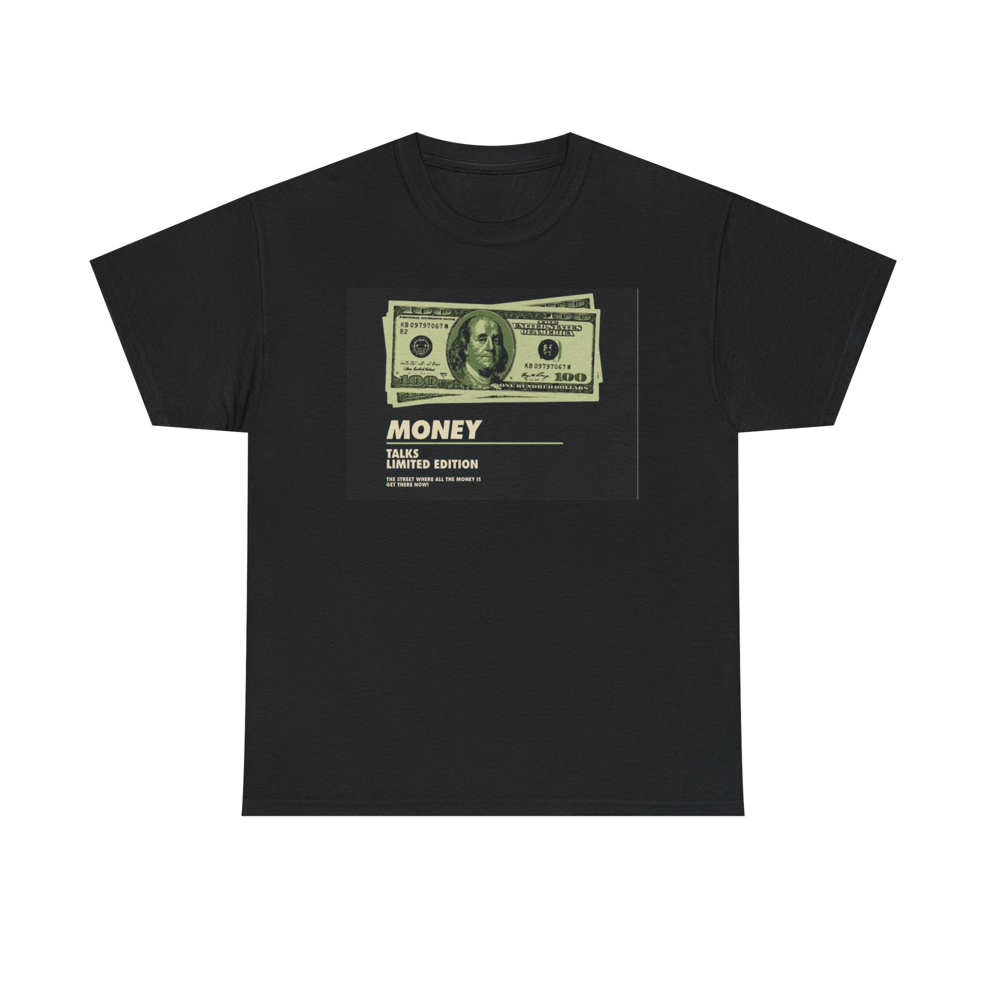 Limited Edition Money Graphic Male Heavy Cotton Tee
