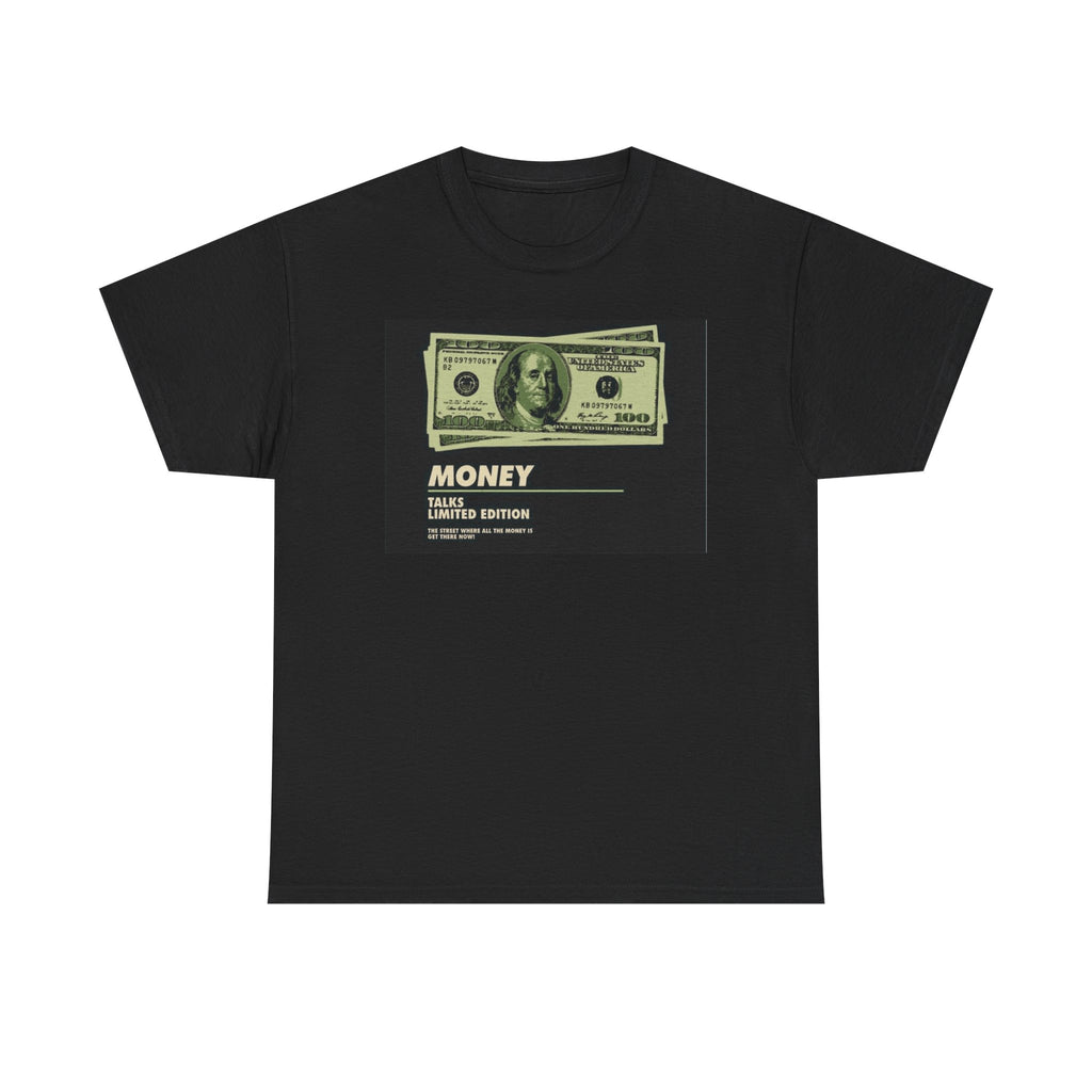Limited Edition Money Graphic Male Heavy Cotton Tee