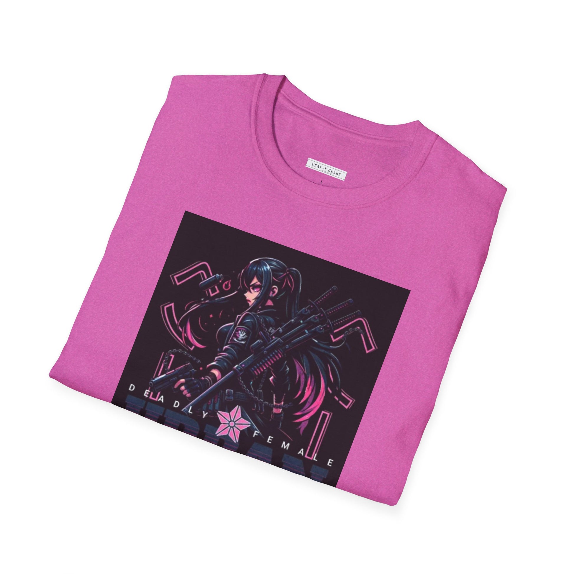 Samurai Vibe Women Softstyle T-Shirt - Perfect for Anime Lovers & Casual Wear