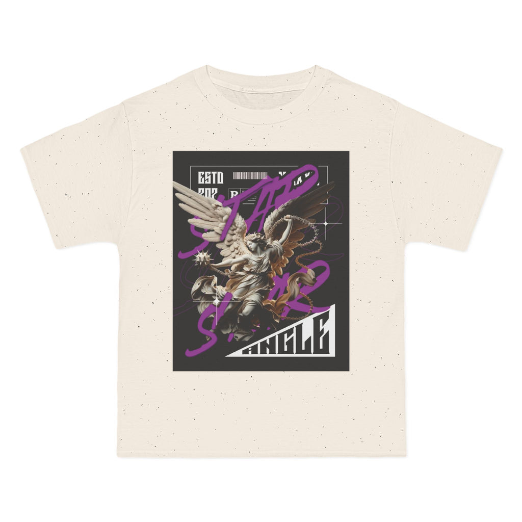 Street Art Angel Short-Sleeve T-Shirt - Graphic Tee for Music Lovers