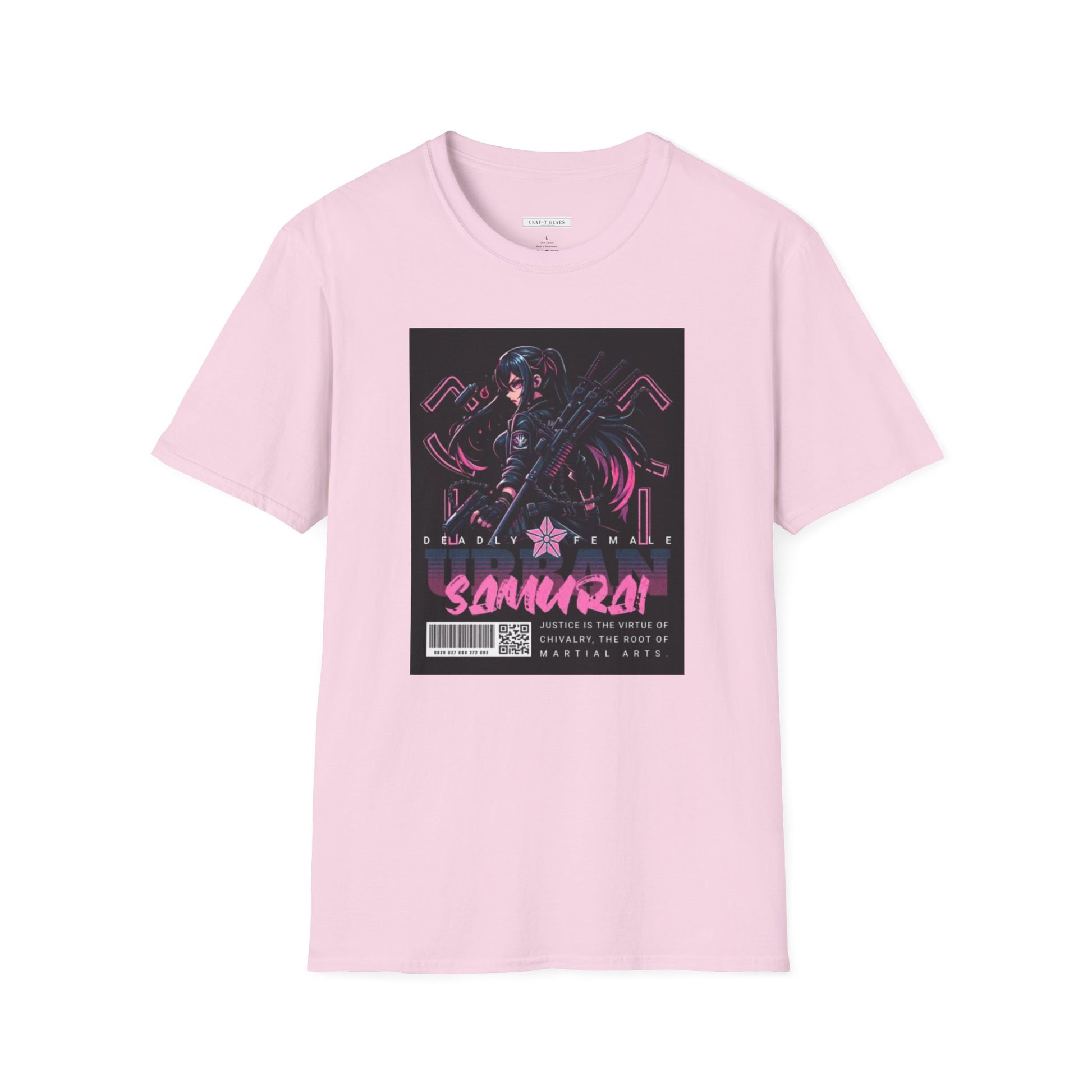 Samurai Vibe Women Softstyle T-Shirt - Perfect for Anime Lovers & Casual Wear