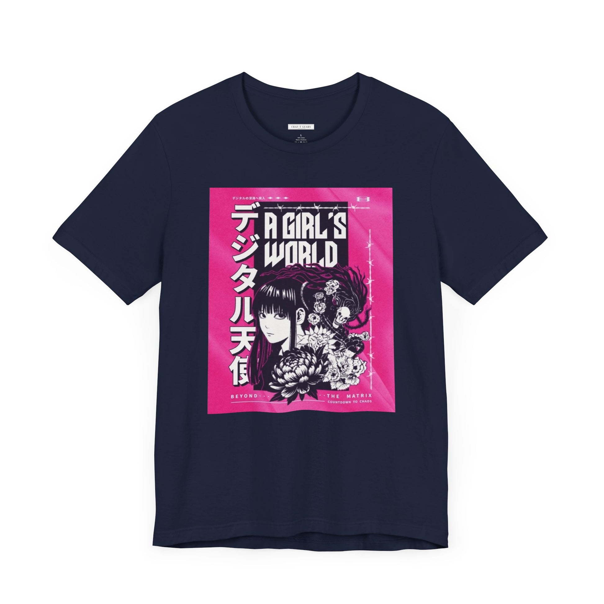 A Girl's World Graphic Tee - Women Short Sleeve T-Shirt
