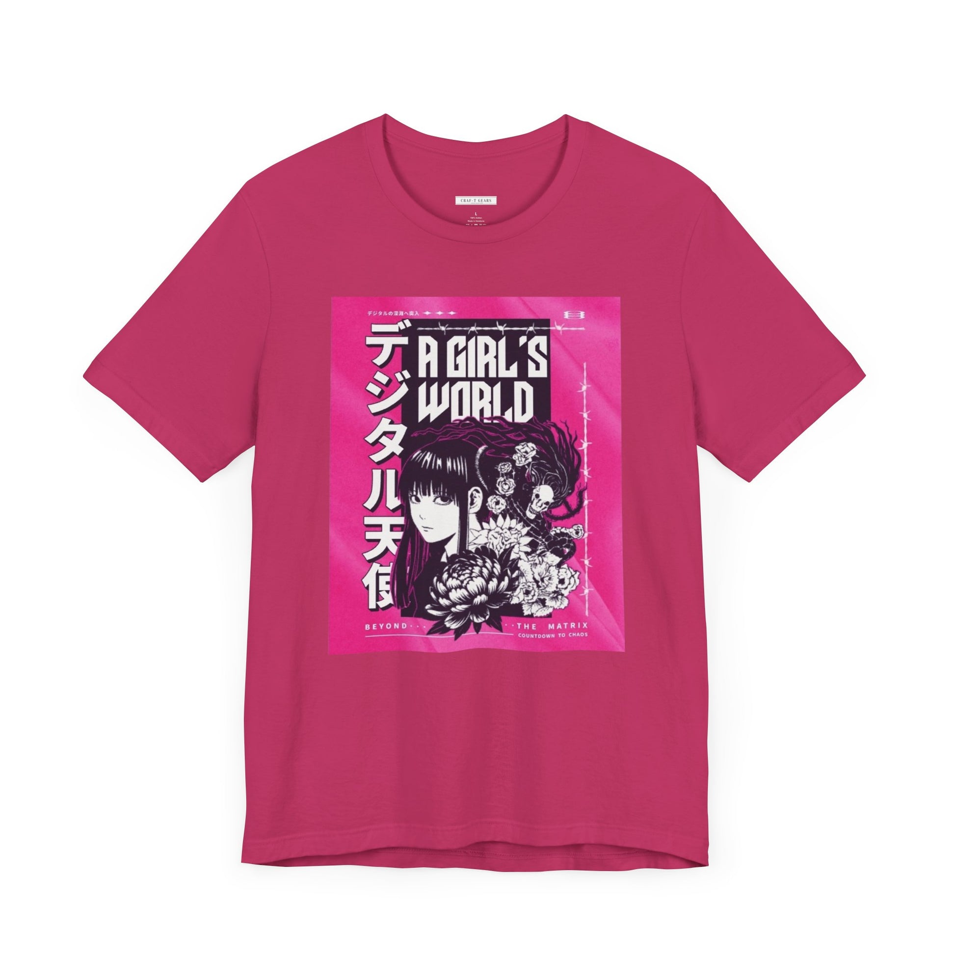 A Girl's World Graphic Tee - Women Short Sleeve T-Shirt