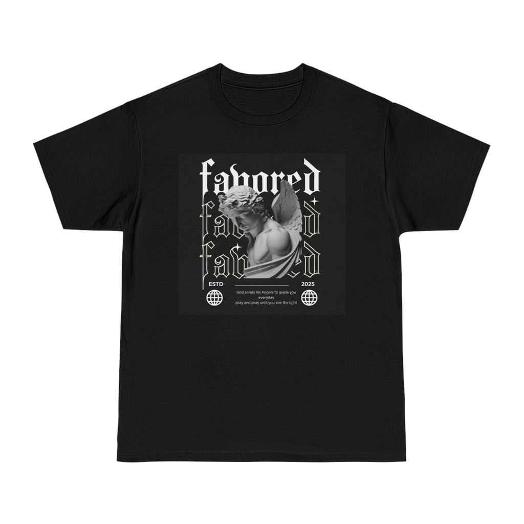 Favored Male Graphic T-Shirt - Stylish and Inspirational Apparel