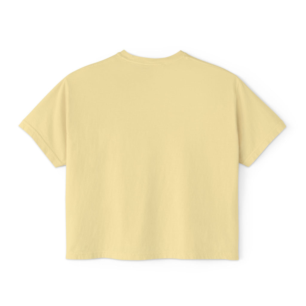 Graphic Boxy Tee - 'Grew On 2000s Era' Vintage Style Women's Top