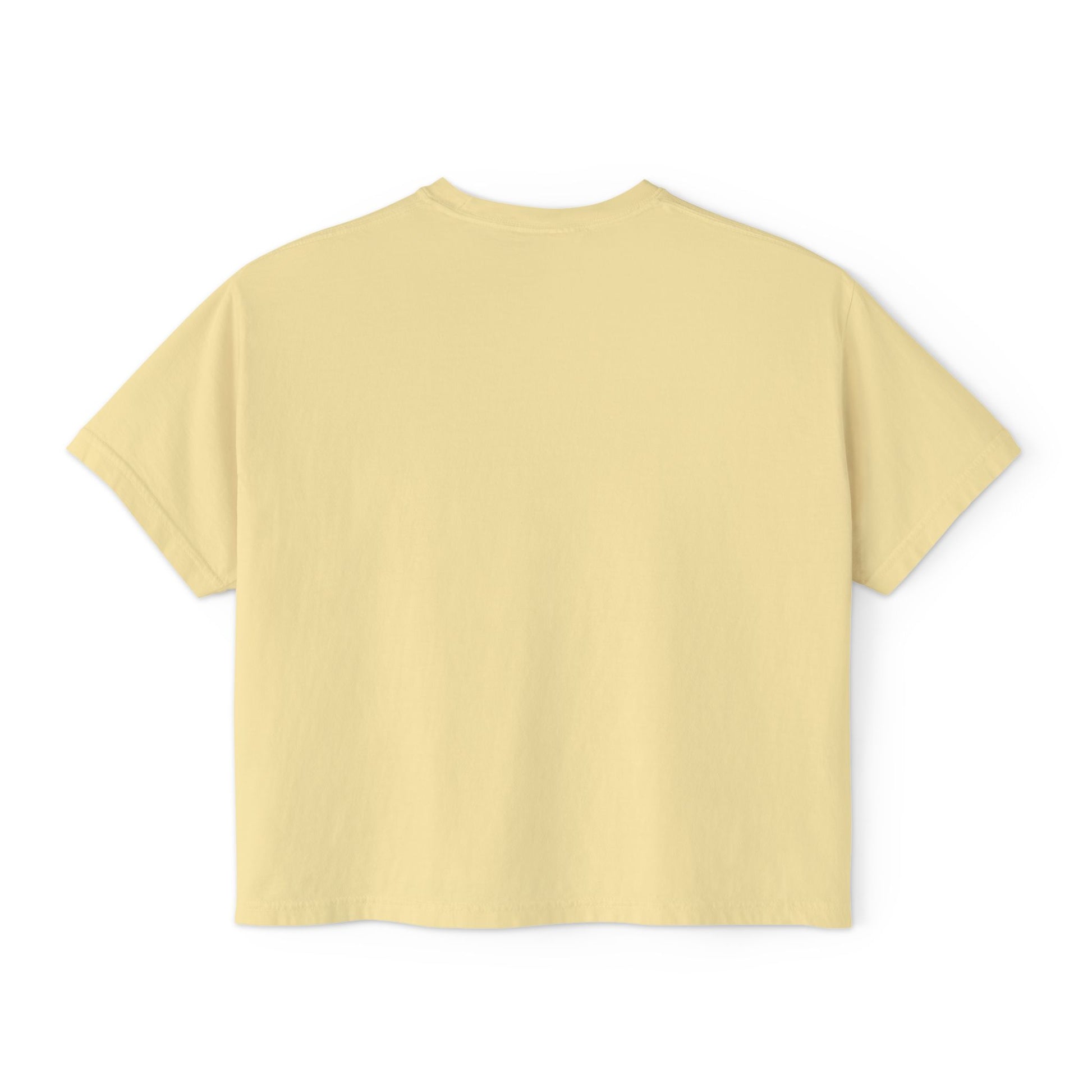 Graphic Boxy Tee - 'Grew On 2000s Era' Vintage Style Women's Top