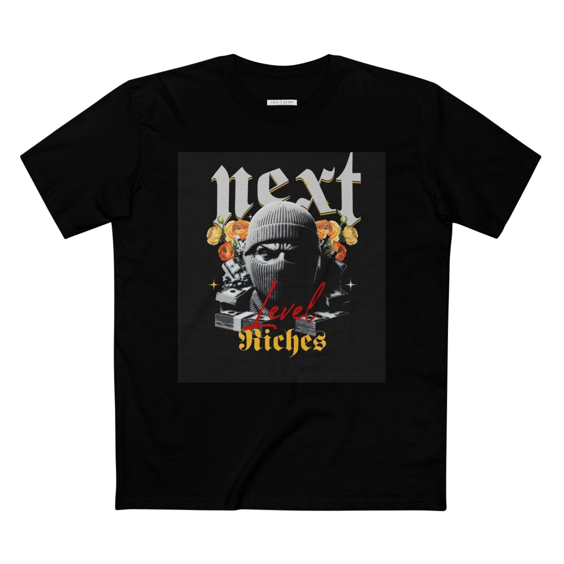 Next Level Riches Graphic Tee for Ambitious Men
