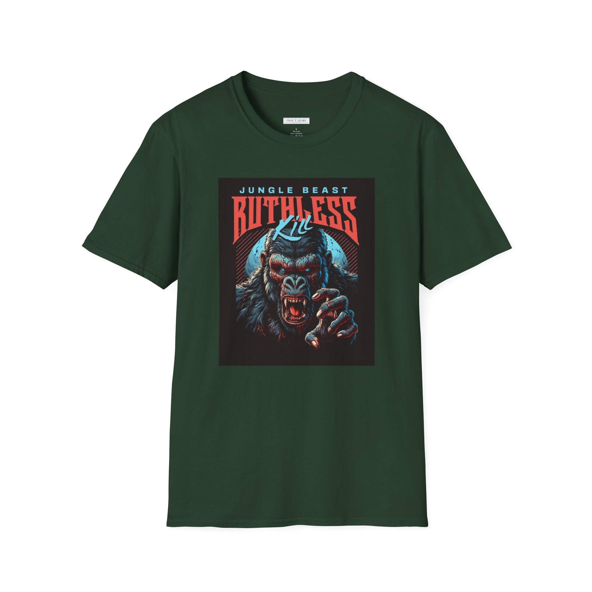 Jungle Beast Graphic T-Shirt - Ruthless Kill Design