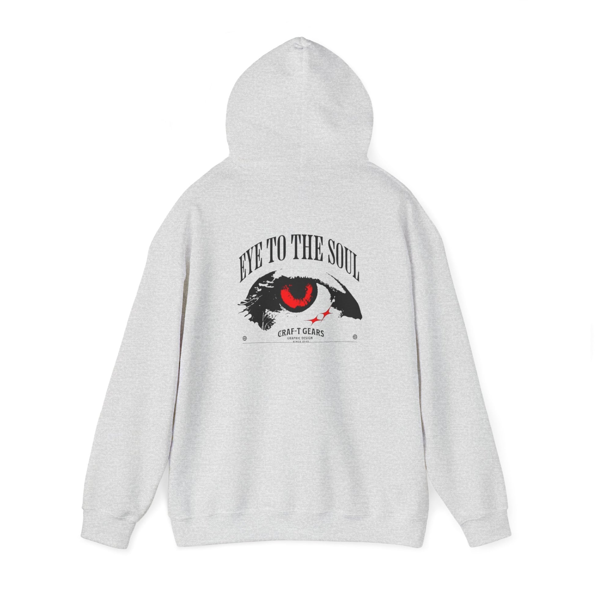 Men Heavy Blend™ Hooded Sweatshirt - 'The Eyes Tell a Story' Design